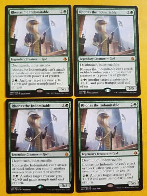 MtG Rhonas the Indomitable (#182) ×4 - NM - AKH - FREE NEXT DAY SHIPPING! 