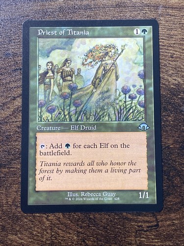 Priest of Titania (Retro Frame) #428 Modern Horizons 3 MTG