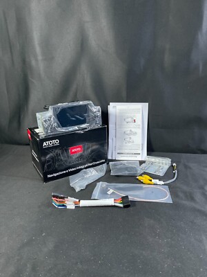 Atoto F7G1A5WE Black Bluetooth Touchscreen Single Din Car Stereo