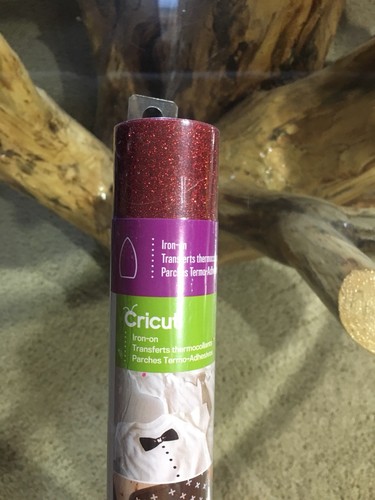 Cricut Iron-on Red Glitter 12 x 19 inch 1 Roll