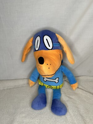 Dog Man Bark Knight 17  PLUSH Figure by Dav Pilkey Cartoon Doll
