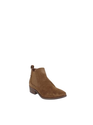 

STEVE MADDEN Женские коричневые кожаные ботильоны без шнуровки с биркой сзади, 6 м, Коричневый, DABB01S1
