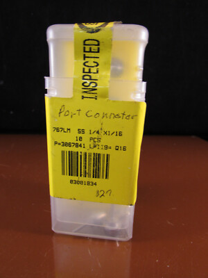 HAM-LET 03001834, SS-401-PC-1 Reducing Port Connector 1/4 X 1/16'' Tube OD 316