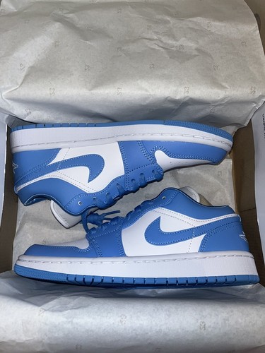 Nike Air Jordan 1 Low UNC Womens University Blue White AO9944-441