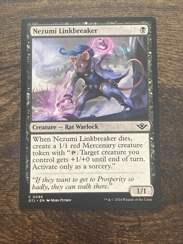 Nezumi Linkbreaker 0096 Outlaws of Thunder Junction MTG