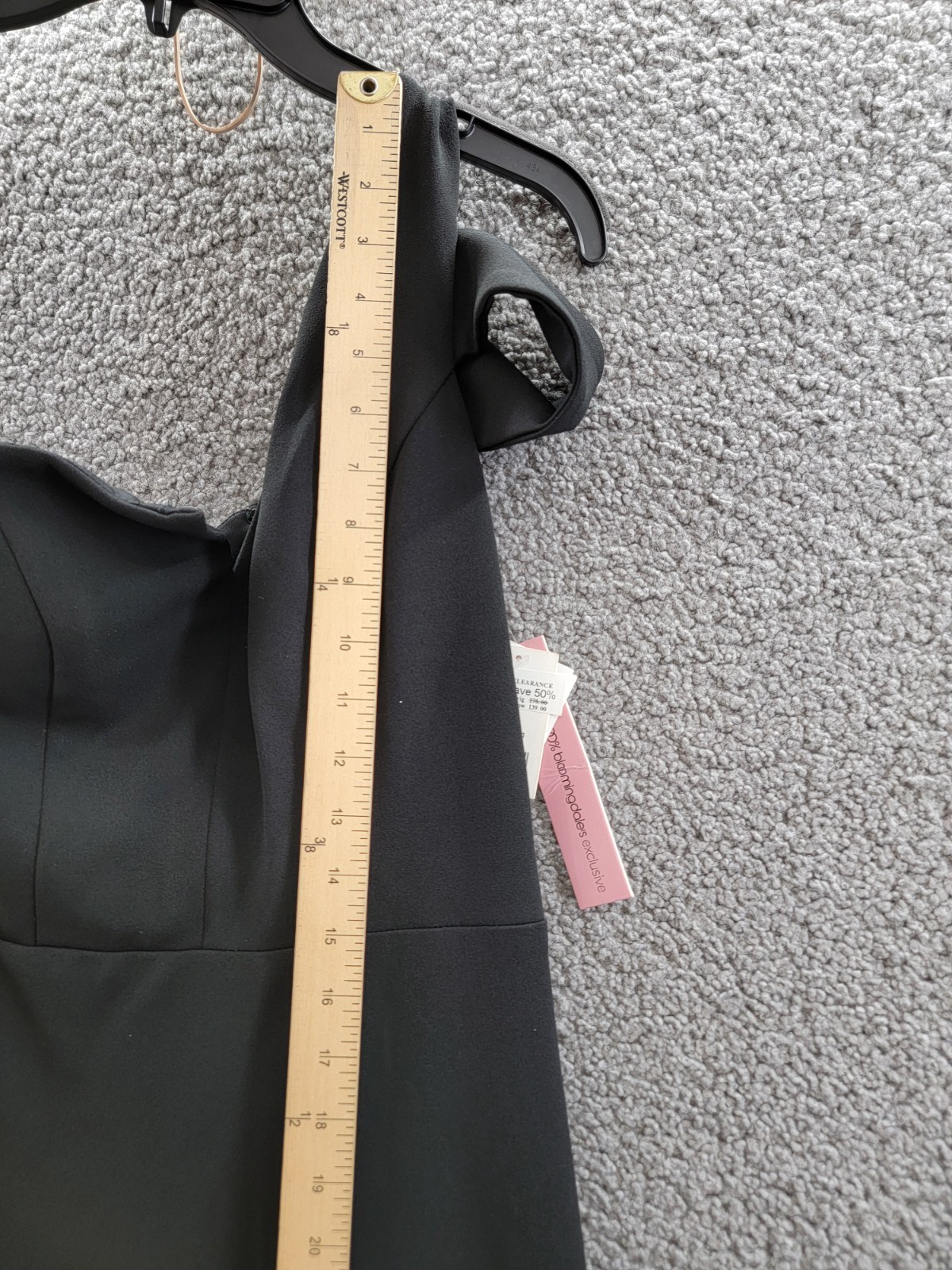 AQUA One-Shoulder Ruffled Gown Women's 6 Black Asymmetric Back Zip Closure - Picture 6 of 15