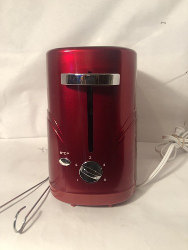 Nostalgia Retro Red Series Pop-Up Hot Dog Toaster Easy Use NEW