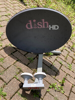 Dish Network HD Satellite Dish Antenna Digital LNBF Gray