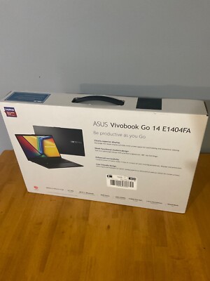 ASUS 14'' Laptop 14 FHD Laptop AMD Ryzen 3 7320U 4GB RAM DDR5 128GB SSD E1404FA