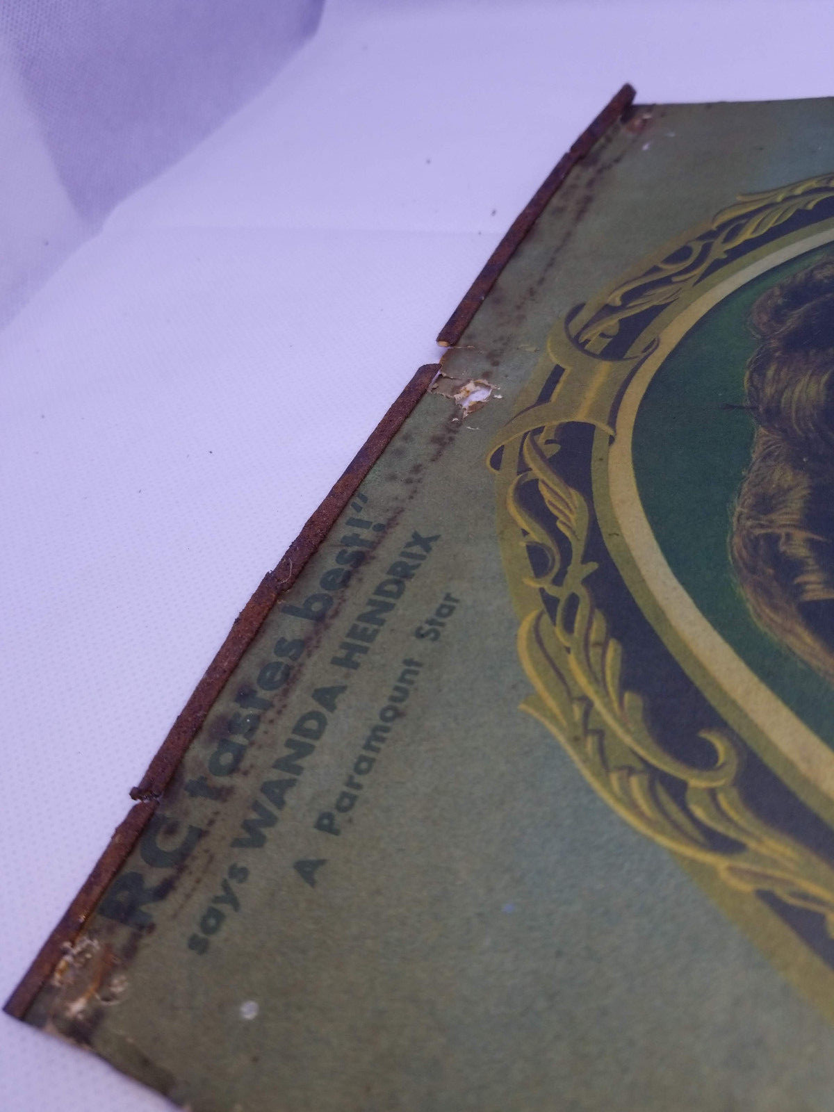 Vintage RC Cola Calendar Wanda Hendrix 1950 Royal Crown Soda