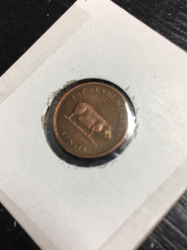 ONE 1975 Tonga 1 Seniti Bronze COIN Circulated FS