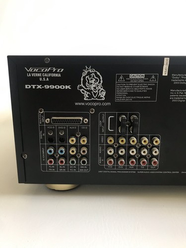 Vocopro DTX-9900K Karaoke Mixer Amplifier Enhancer/Dsp/