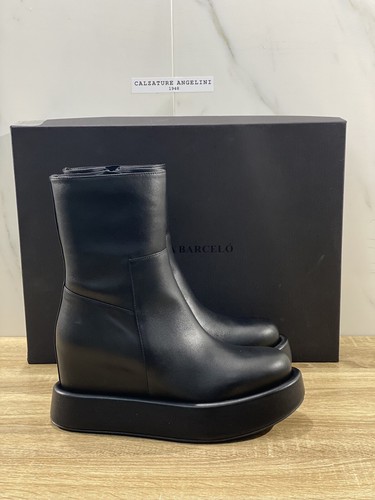 Paloma Barcelo Stiefelette Frida Frau Schwarzes Leder Luxury