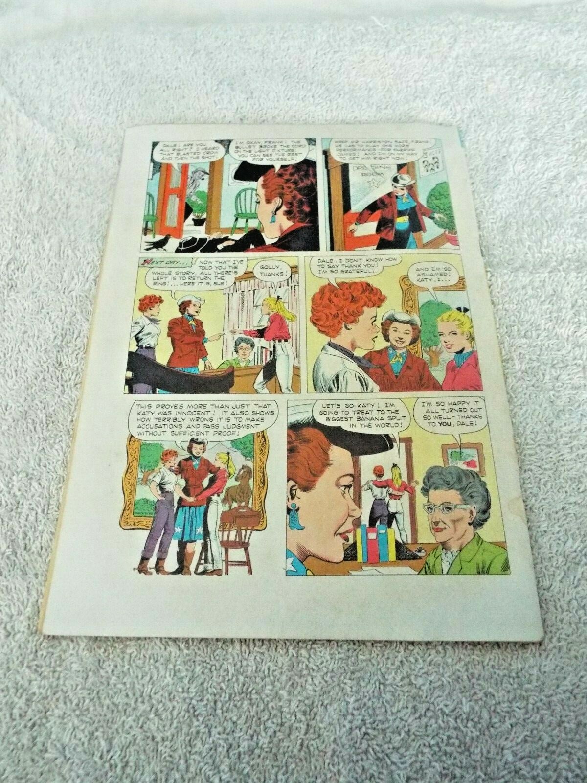 Dale Evans Queen of the West. No 3 April-June 1954 Dell Comic Book