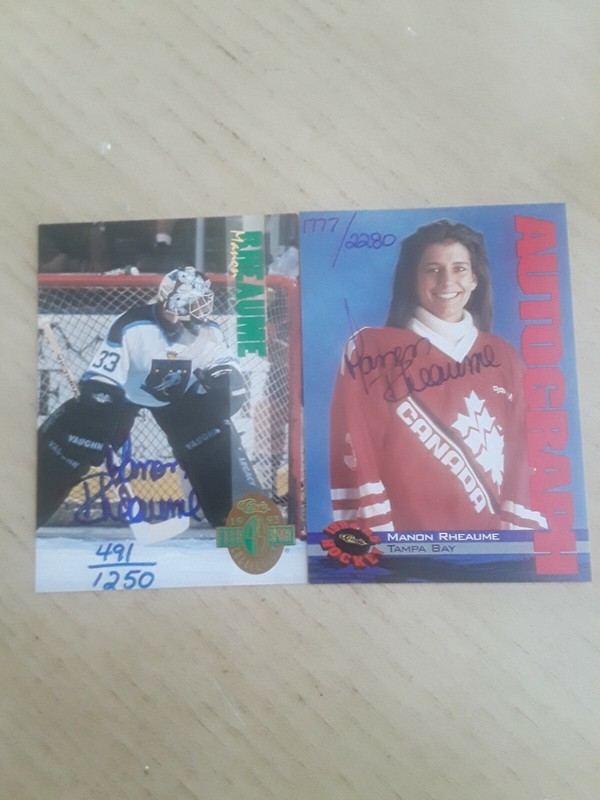 Manon Rheaume Hockey Cards