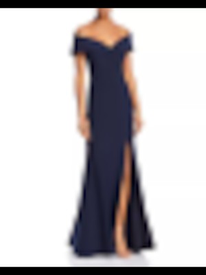 

Женское вечернее платье AQUA темно-синего цвета со встроенными чашками бюстгальтера, облегающее тело, юниоры, Navy