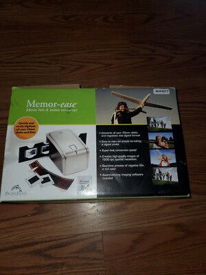 Pacific Image Memor-ease 35mm Film & Slide Converter Scanner 