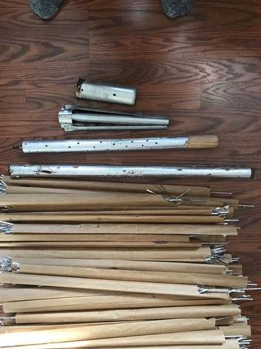 Evergleam 6' Deluxe Aluminum Christmas Tree 94 Branch,Stand,2 Poles