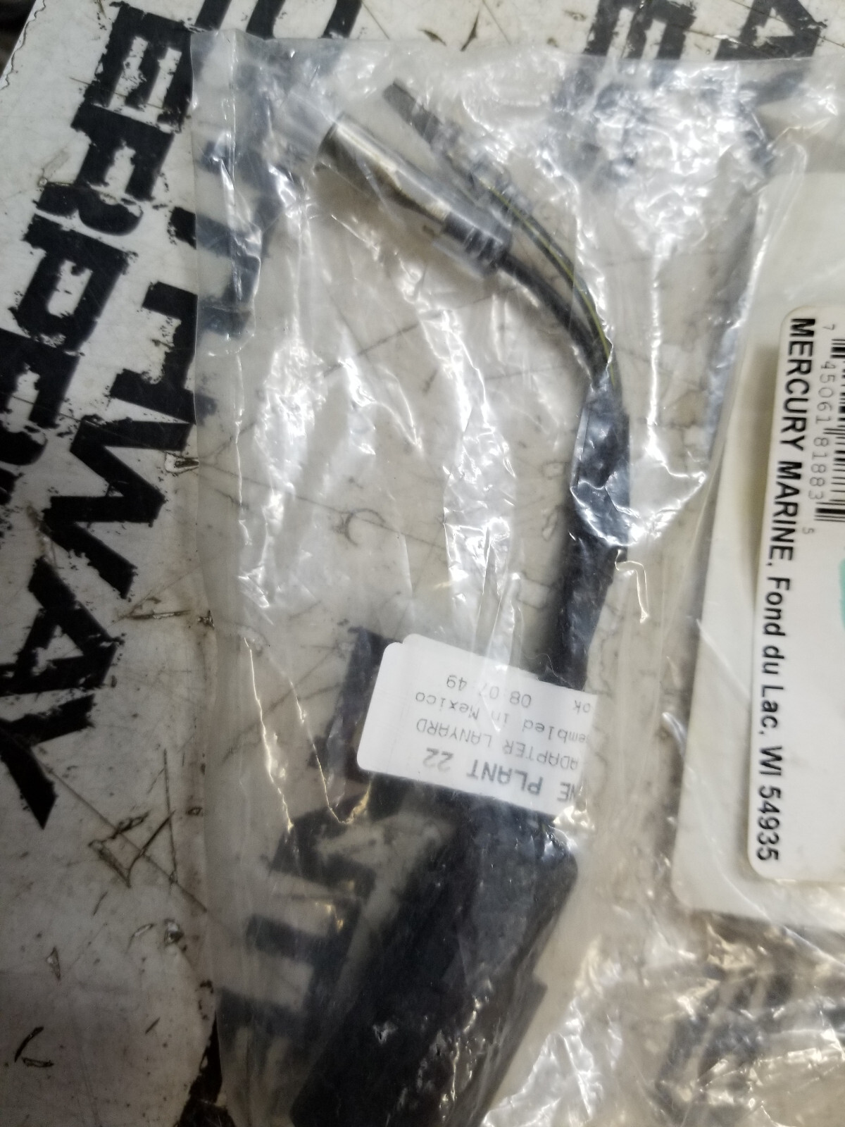 MERCURY QUICKSILVER 84-879312T21 HARNESS ADAPTOR MARINE BOAT - Picture 2 of 4