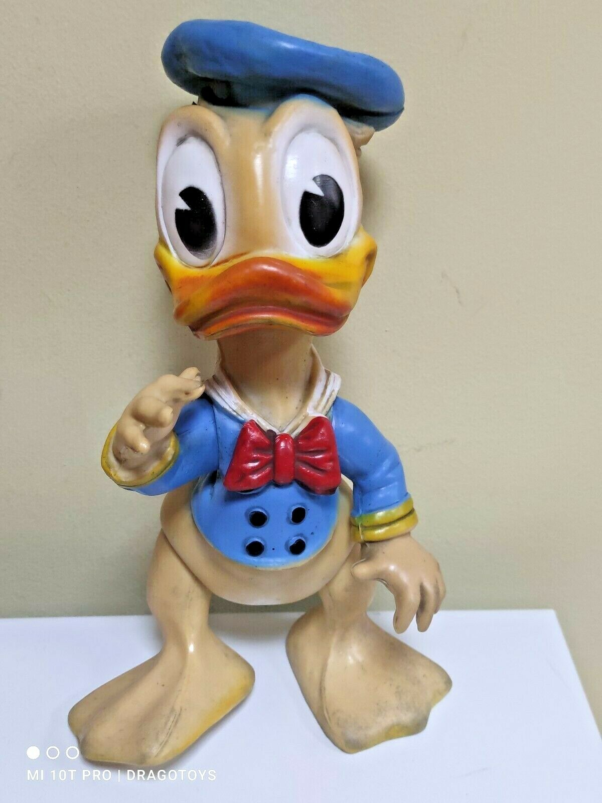 VINTAGE DONALD DUCK DOLL TOY 60's RUBBER FIGURINE WALT VINTAGE DONALD DUCK DOLL TOY 60's RUBBER FIGURINE WALT