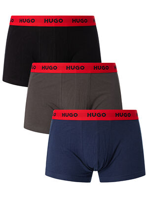 

Набор мужских плавок из 3 штук HUGO, серый, Grey, 50469766-10241868-031