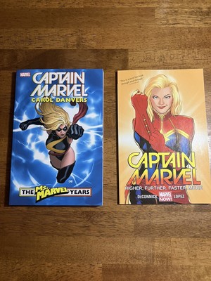 Captain Marvel TPB Lot The Ms. Marvel Years