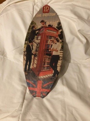 Vintage 1D RARE! art surf Skim Board/Skimboard Double Sided! Wood! Incredible