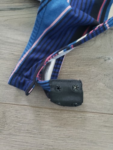 Guess Striped Body Suit With Straps In Size Small