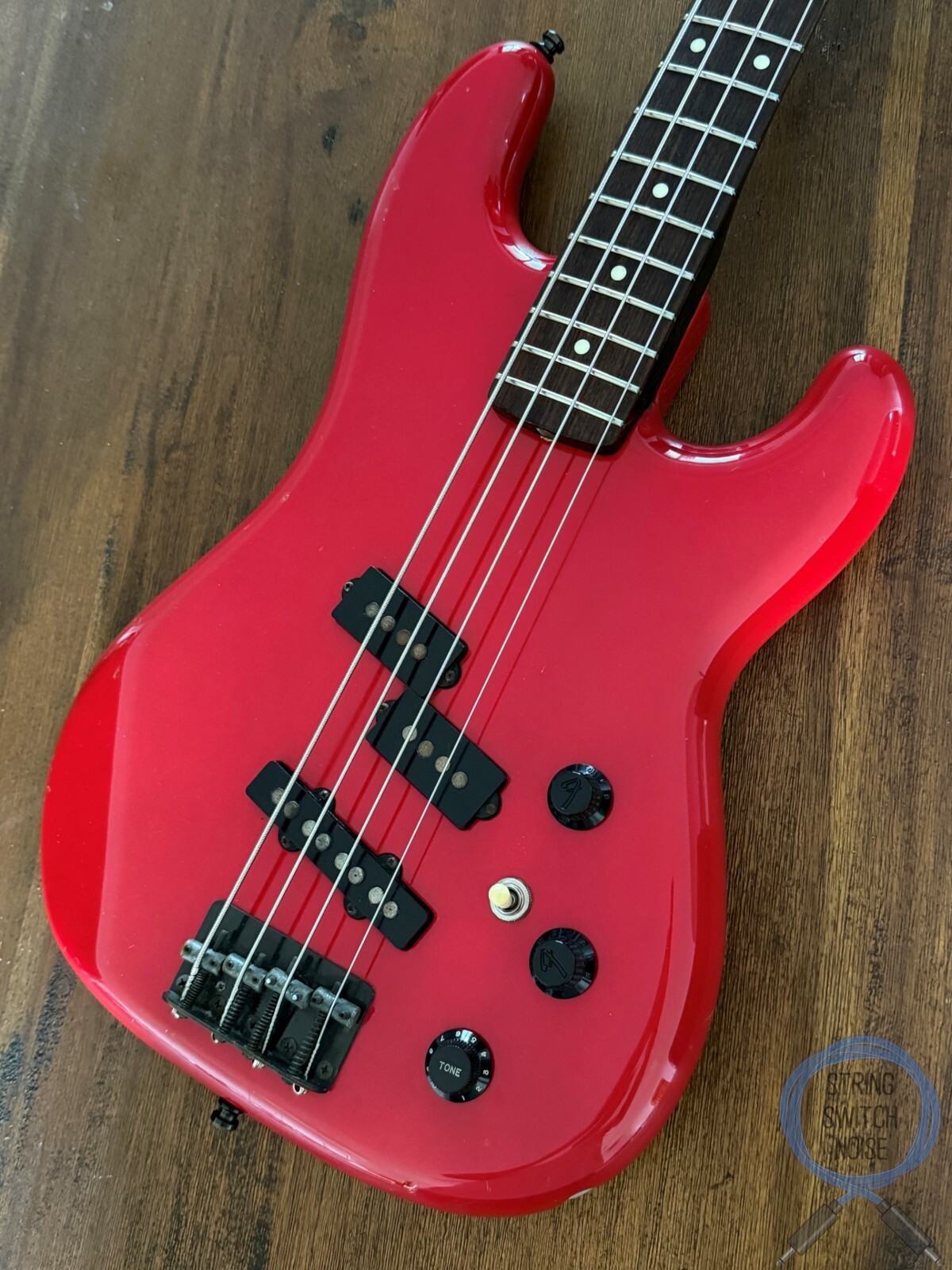 Fender Jazz Bass, Special, P/J Slant, Red, 1985, Medium 32