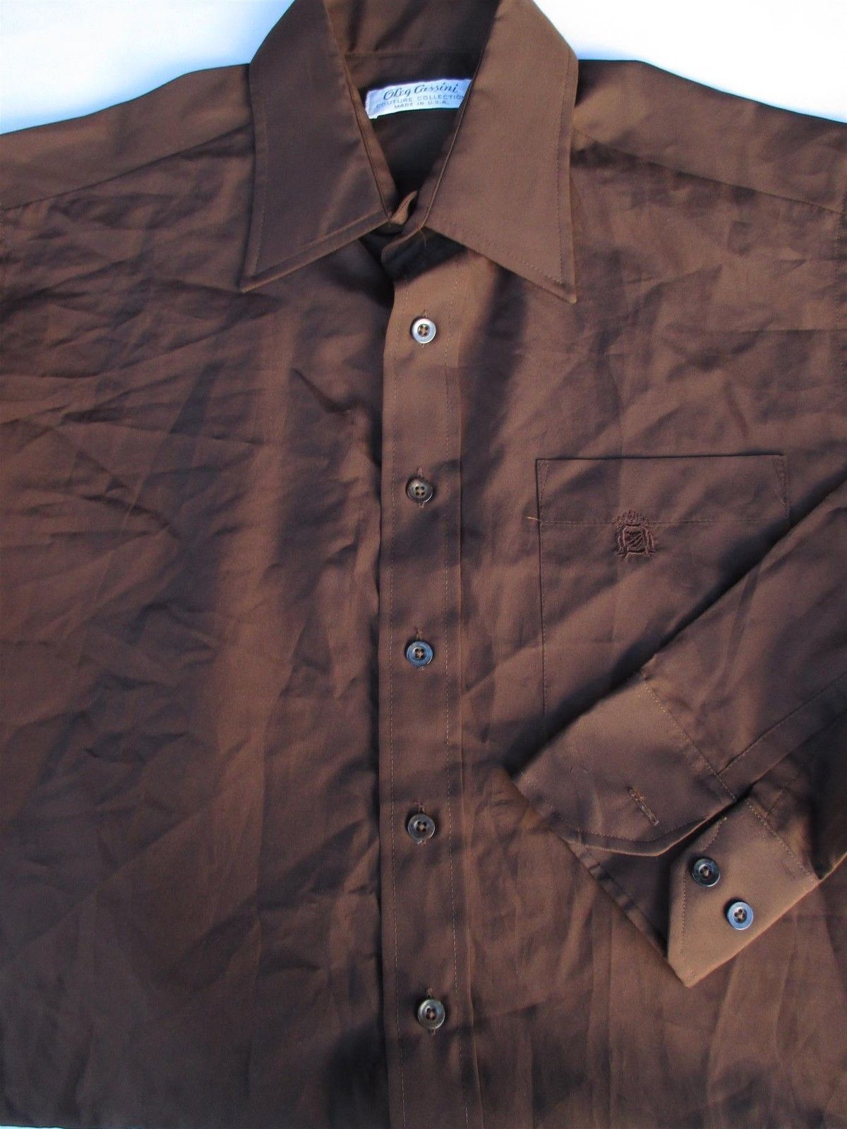 Camisas para hombre Oleg Cassini informales lisas con botones