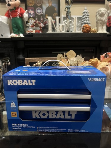 Kobalt Blue Mini Steel Tool Box 25th Anniversary Edition 526