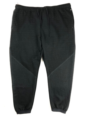 NIKE Tech Pack Fleece  Sweatpants Joggers Black Texture Women's 2XL NEW