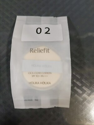 HOLIKA HOLIKA Reliefit Cica Clear Cushion SPF50+ PA+++ 14g (02) Refill 12/24 #L1