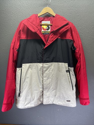 Vintage Burton Men's Medium Dryride Snowboard Ski Jacket Red Vintage Burton Men's Medium Dryride Snowboard Ski Jacket Red