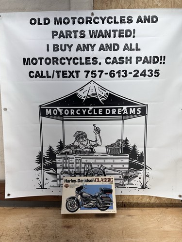 IMAI Harley Davidson FLH Electra Glide 1/12 Model Kit STARTED