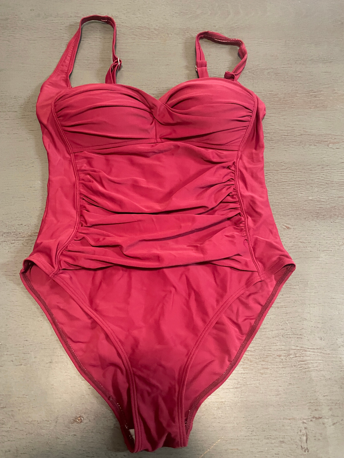 red H2OH  one piece swimsuit bikini size medium