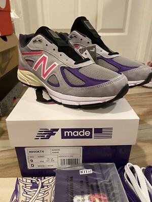 Kith X New Balance 990v4 United Arrows & Sons Size 9  M990KT4 Comes with Socks