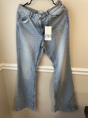 完売品 新品 ZARA CLASSIC FLARE FIT ジーンズ 29 ZARA】CLASSIC FLARE FIT ジーンズ ライトブルー 0840/439/406