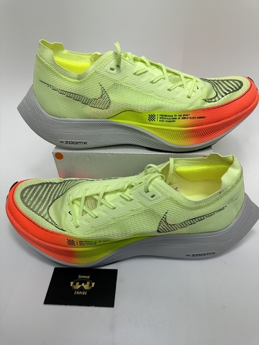 Nike ZoomX Vaporfly Next%2 Barely Volt Hyper Orange CU4111