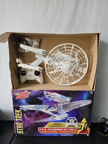 Air Hogs Star Trek USS Enterprise (NCC-1701-A) 4-Channel RC Drone - 6027405. New
