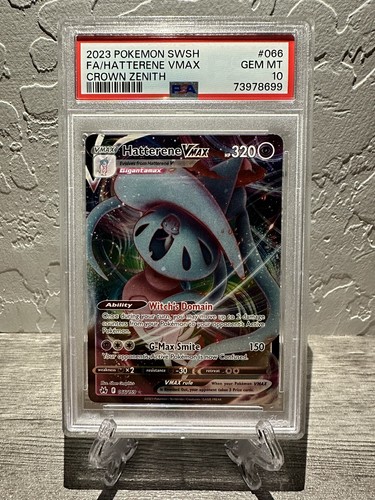 🔥Hatterene Vmax Full Art 066/159🔥 Pokemon TCG Crown Zenith 🔥Hatterene Vmax Full Art 066/159🔥 Pokemon TCG Crown Zenith