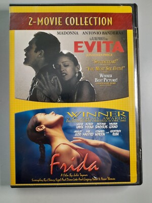 Evita / Frida (2 DVD Set, 2008) Madonna,Andrea Corr, Salma Hayek