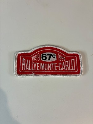 1999 67th Rallye Monte Carlo cloth badge