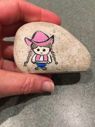 Cowgirl Boots Rock Art Southwest Decor