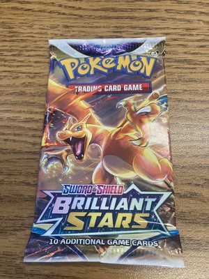 Pokémon Sword & Shield Brilliant Stars Booster Pack Charizard artwork sealed