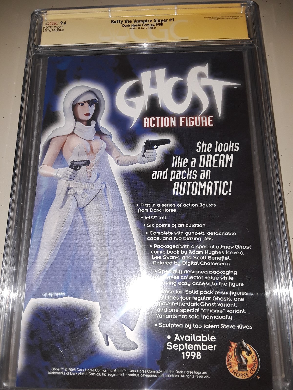 4x signed Buffy The Vampire Slayer #1 CGC SS - Sarah Brandon Dushku Marsters