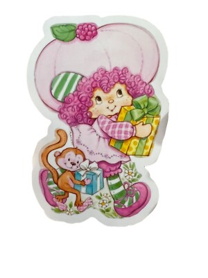￼Giant Raspberry Tart Strawberry Shortcake Glossy water resistant vinyl 4 inch