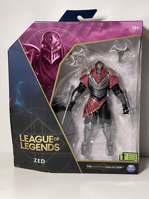 League of Legends The Champion Collection Zed 6'' Action Figure 1st Edition New