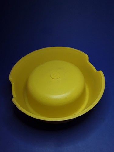 Vintage 1970's KENT PET FOODS farm feeds Plastic Dog Bowl Food Dish