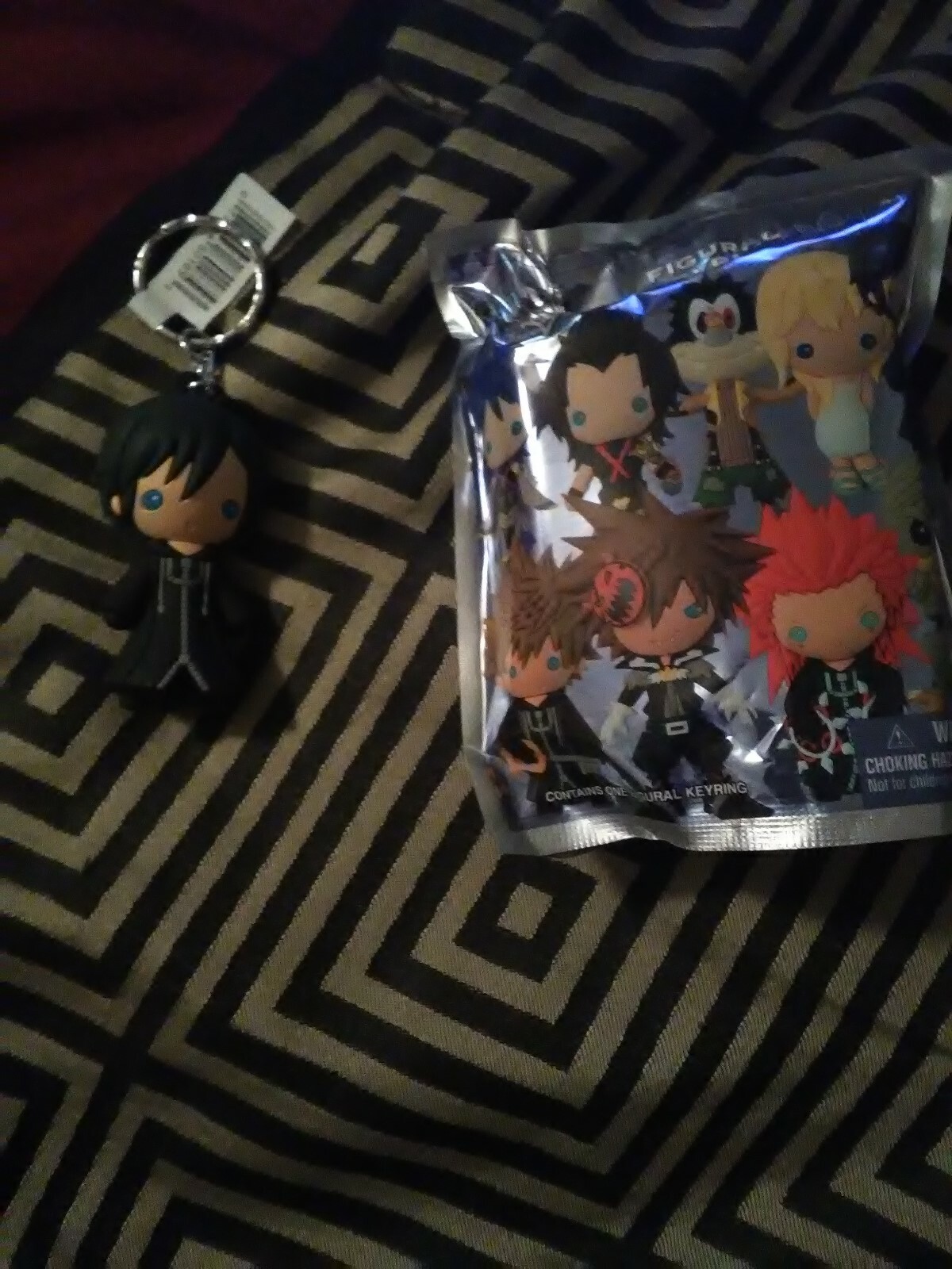 Disney KINGDOM HEARTS 3D Figural Keyring Series 3 XION KEYCHAIN Open Blind Bag
